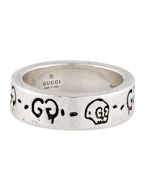 gucci ghost ring size 8